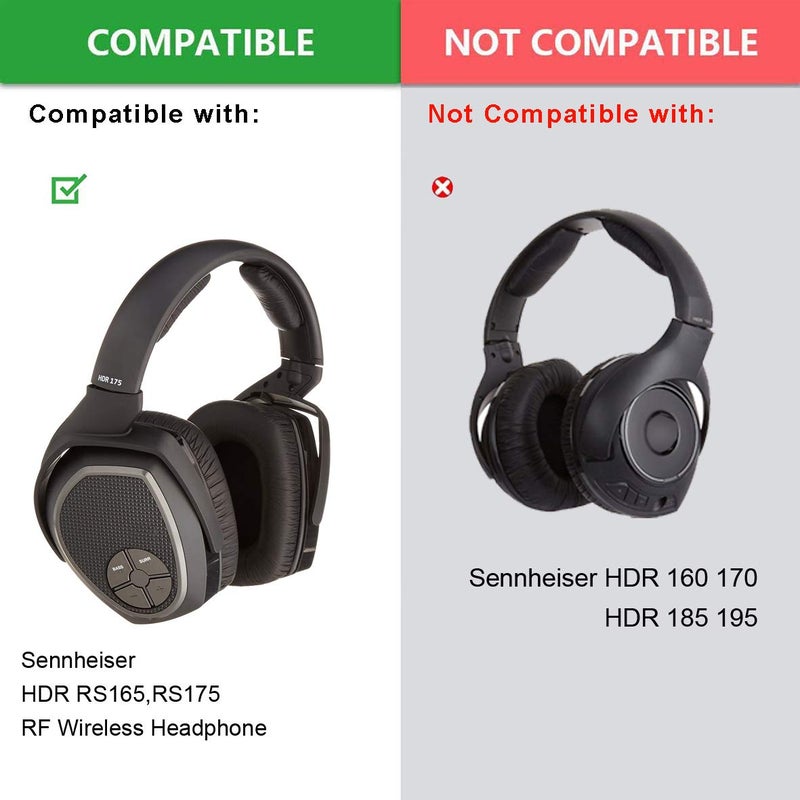 Defean HDR165 HDR175 Replacement Headband Cushion Foam Compatible with Sennheiser HDR RS165,RS175 RF Wireless Headphone - Image 2